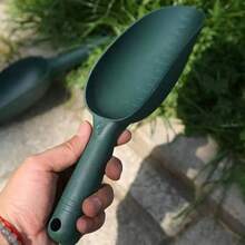 Conjunto de 3 pás de jardinagem de plástico espesso, ideais para o plantio de suculentas e jardinagem em varandas. Pás de mão leves e duráveis para misturar substrato em vasos, perfeitas para o cuidado de plantas em ambientes internos e externos. - pá de lama - Ver 7