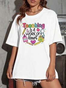 Women T-Shirts - White - View 1