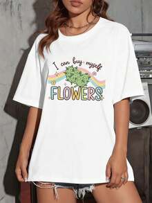 Dam-T-shirts - Vitt - Visa 1