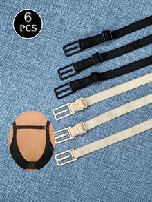 3pcs/6pcs/9pcs/20pcs Bra Strap Clips, Adjustable Non-Slip Bra Strap Holder Fasteners - Multicolor - View 17
