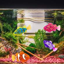 Induction Electric Simulation Fish Toy, Automatic Swimming Glowing Fish With LED Light For Kids Pet Interactive Play - 彩色 - 查看 8