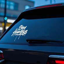 1 miếng dán phong cách graffiti "Stay Humble" - Decal vinyl thời trang, chống nước và bền, dễ dán, nâng cấp diện mạo xe của bạn, phù hợp với mọi dòng xe. - A - Xem 2