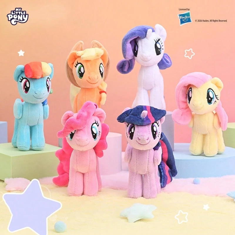 Hasbro 可爱迷你小马吊坠 - 送给女孩的专属生日礼物，卡通精致，充满少女魅力 - 彩色 - 查看 1