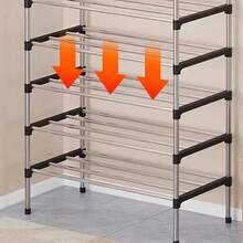 7 Tier Cabinet Storage Organiser Shoe Rack Stand Holder W/ Dust-Proof Cover - VJN0401-7 - View 4