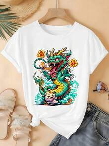 Women T-Shirts - White - View 2