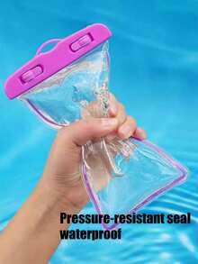 1 buah Kantong Ponsel Tahan Air Universal dengan Layar Sentuh, Tas Kering Tahan Air IPX8 untuk iPhone 15/14/13 Pro Max Plus & Sebagian Besar Smartphone, Casing Pelindung Mengapung untuk Berenang, Menyelam, Pantai, Kayak, Arung Jeram, Perjalanan & Olahraga Luar Ruangan - MultiWarna - View 7