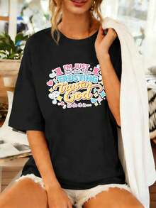 Women T-Shirts - Black - View 1