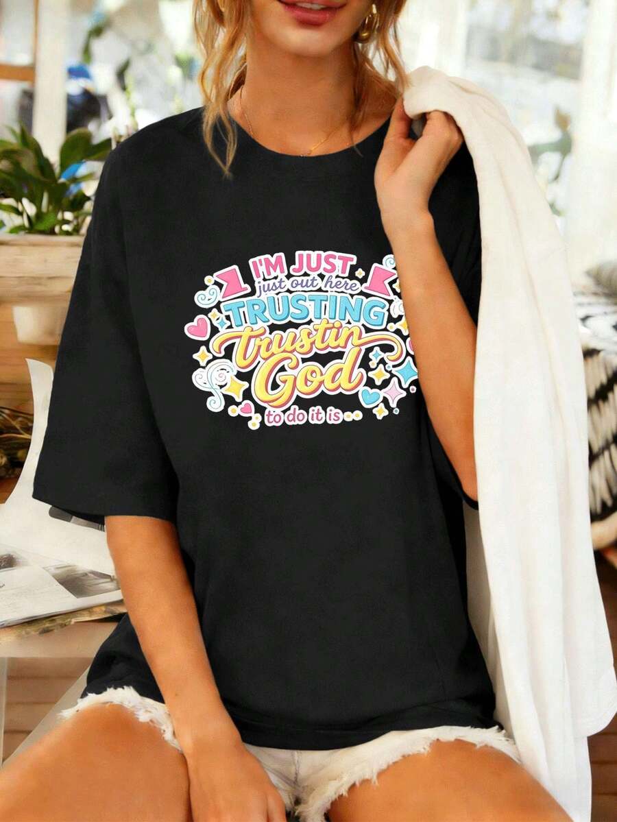 Women T-Shirts - Black - View 1