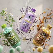 Perlas Aromáticas para Arena de Gato Biodegradables, Control de Olores, Fragancia Premium Sándalo Ámbar, Lavanda Vainilla o Verbena Manzanilla. (2 piezas Lavanda Vainilla) - 3 PIEZAS SURTIDAS - Ver 10