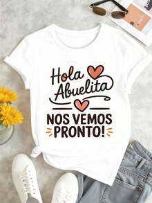 Dam-T-shirts - Vitt - Visa 2