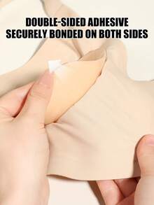 2 Pairs Double-Sided Adhesive Bra Pads, Bikini Specific Bust Pads, Invisible Body Pads, Bra Inserts, Bust Enhancing, Suitable For Small Bust, Women's Lingerie Accessories, Suitable For Swimwear, Bikini, Beach, Vacation, Hawaii - Multicolor - View 2