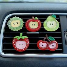 1/2/4pcs Creative Fruit Car Air Vent Clip Fragrance, Cute Car Interior Decor, Car Air Freshener - Creative Fruits - View 2
