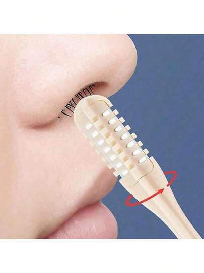 Máy tỉa lông mũi, Máy cạo lông mũi, Máy tỉa lông mũi cầm tay 2 trong 1 cải tiến, Máy cạo lông mũi hai lưỡi, Dụng cụ tẩy lông mũi, Máy tỉa lông mũi cầm tay, Máy cạo lông mũi đa chức năng dành cho nam và nữ, Máy làm sạch lông mũi xoay 360° có thể rửa sạch toàn thân, Nhỏ gọn và dễ sử dụng, Phù hợp cho nam và nữ (Giao hàng ngẫu nhiên)