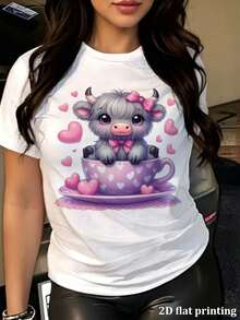 Women T-Shirts - White - View 6