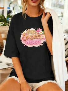 Women T-Shirts - Black - View 1