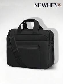 NEWHEY Bolso para portátil de 15.6 pulgadas, estilo maletín, bolso de mano impermeable para portátil, bolso de mensajero expandible para portátil para hombres, adecuado para viajes, negocios y trabajo - Multicolor - Ver 10