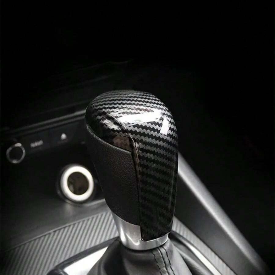 适用于 3 BP Axela CX-30 CX30 CX-50 2019 2020 2021 2022 2023 的碳纤维汽车换挡杆头盖装饰件 - A - 查看 1