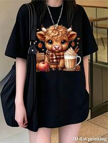 Women T-Shirts - Black - View 6