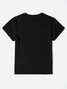 Women T-Shirts - Black - View 2