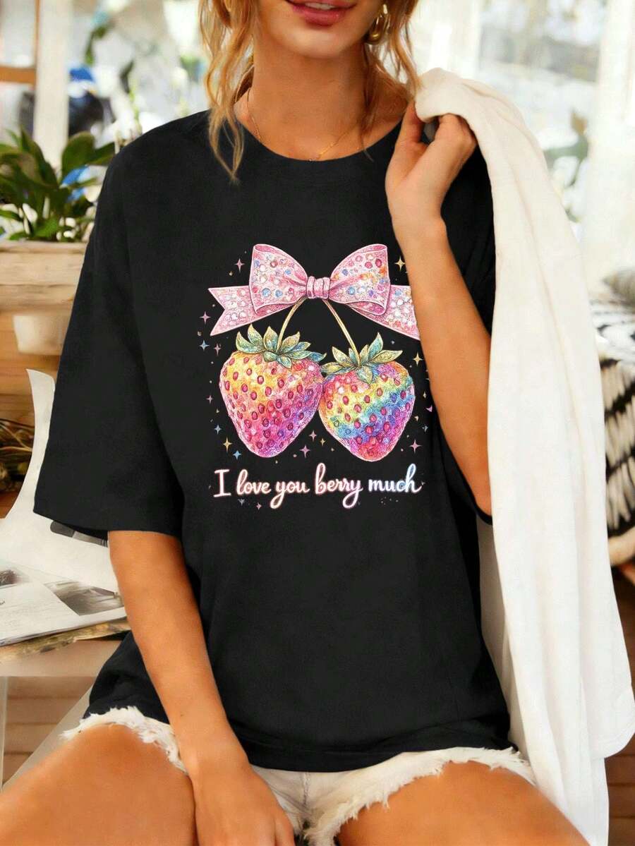Women T-Shirts - Black - View 1