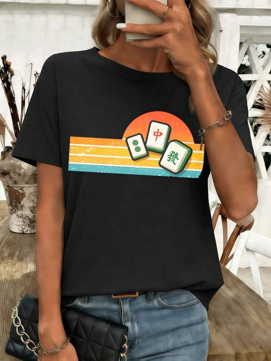 Women T-Shirts - Black - View 1