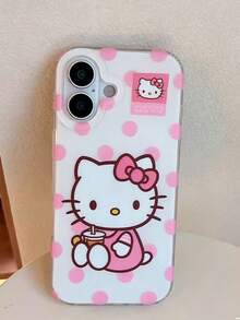 SANRIO 波点渐变KT猫奶茶17 Pro Max手机壳，时尚个性化保护套，适用于 17/16/14/13/12/11/15 Pro Max - 彩色 - 查看 2