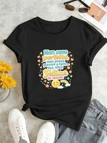 Women T-Shirts - Black - View 2