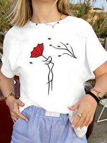 Women T-Shirts - White - View 1