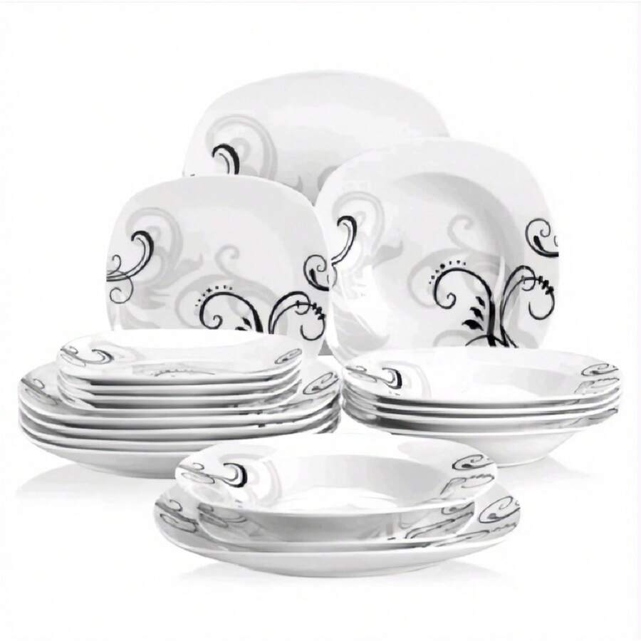 Plato de cena - Set de 18 pezzi (por 6 personas) - Ver 1