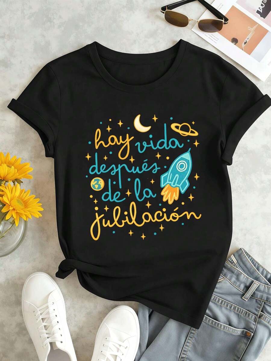 Women T-Shirts - Black - View 1