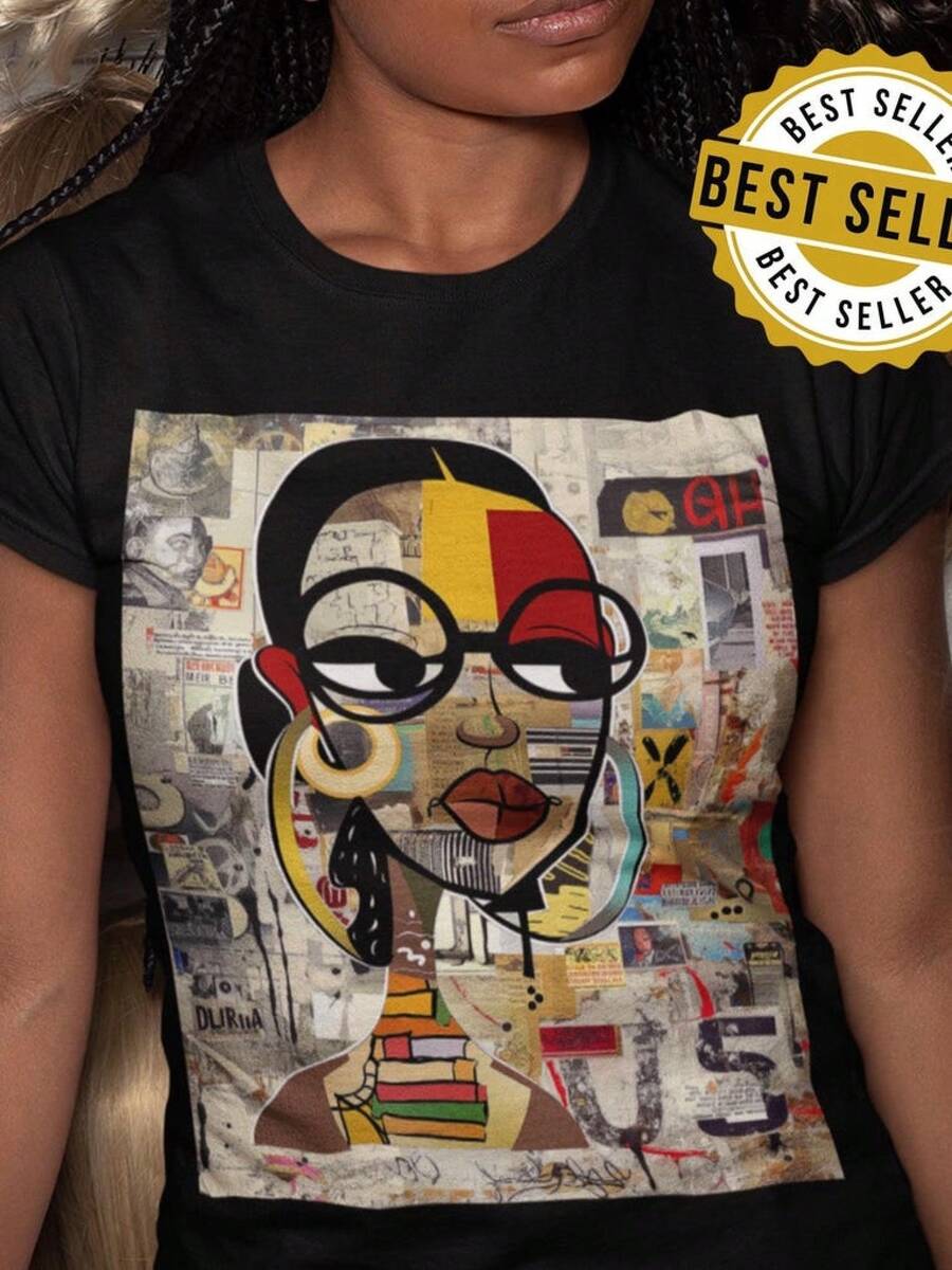 Women T-Shirts - Black - View 1