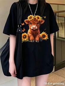 Women T-Shirts - Black - View 1