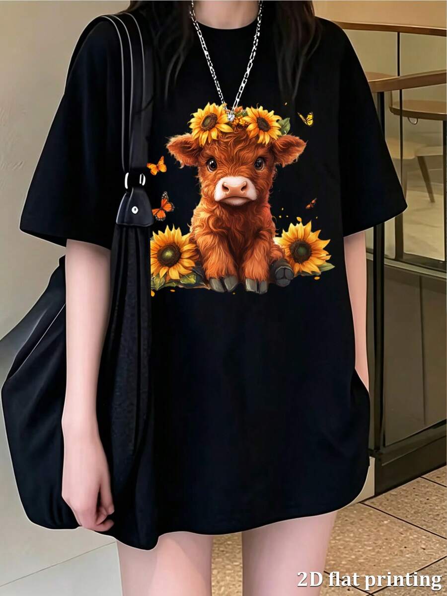 Women T-Shirts - Black - View 1