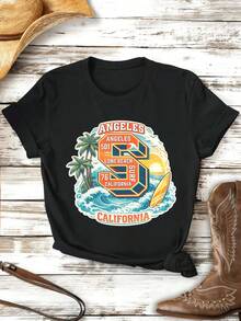 Women T-Shirts - Black - View 2