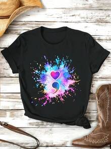 Women T-Shirts - Black - View 2
