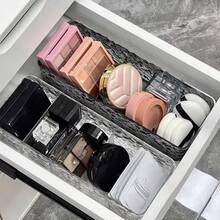 1 hộp - 30 hộp/hộp đựng đồ dùng nhà bếp bằng acrylic trong suốt, hộp đựng mỹ phẩm, nước hoa, đồ chăm sóc da, văn phòng phẩm, đồ dùng phòng tắm, bàn làm việc và nhà bếp. - mô hình tinh thể trong suốt - Xem 3