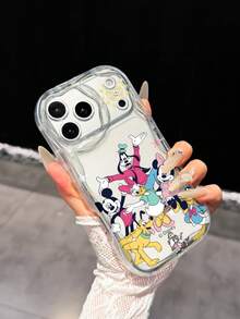 Miniso Ốp lưng điện thoại trong suốt viền lượn sóng hình Mickey & Minnie của Disney, tương thích với iPhone 17 Pro Max, 17, 16 Pro Max, 15 Pro Max, 16 Pro Max, 14, 13, 12, 11, 13 Pro, 12 Pro, 16 Plus, thiết kế hoạt hình dễ thương dành cho các bạn nữ. - Nhiều màu - Xem 4