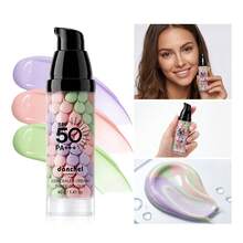 Hydrating Color Correcting Primer, 3 In 1 Makeup Base & Concealer For Even Skin Tone, Moisturizing Natural Coverage Isolation Cream, Smooth Non-Cakey Face Primer For Dewy & Flawless Finish - Multicolor - View 14