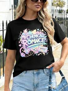 Women T-Shirts - Black - View 1