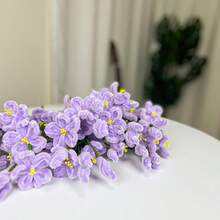 1支逼真秋海棠花茎，手工制作彩色天竺葵，适用于家居入口花瓶装饰、婚礼拱门花艺、单身女士派对拍照道具 - 彩色 - 查看 6