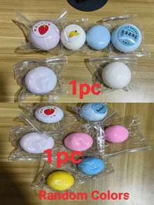 Ultra-Large Fluid Cheese Ball Stress-Relief Giant Fluid Ball Daifuku Squeeze Toy Large Slow-Rebound Stress-Relief Toy Paste-Like Surprise Birthday Easter Travel Perfect Classroom Toy Mini Filled Christmas Stationery Stress Ball - Halloween Gift - Multicolor - View 5