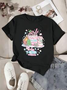 Women T-Shirts - Black - View 2