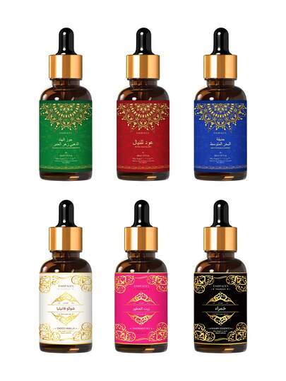 EMBRACEX. 30ml Middle Eastern Fragrance Oil Cocoa Vanilla Golden Coconut Ambergris Mediterranean Garden Glorious Oud Tight Amber Eid Festival Gift Diffuser Aromatherapy Machine Air Freshener Sacrifice Festival Ramadan Dubai Fragrance Car Aromatherapy Reed Diffuser Home Fragrance