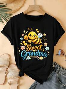 Women T-Shirts - Black - View 2