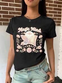Women T-Shirts - Black - View 2