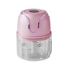 350ml Wireless Mini Electric Meat Grinder, Garlic Paste Grinder, Baby Food Processor, Portable Rechargeable Auto Stirring Machine, Suitable For Garlic Paste, Ginger, Baby Food, Minced Meat, Onion, Potato, Various Vegetables And Fruits, Kitchen Essential - Multicolor - View 17