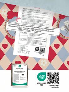 HONEYMOON Diamond Print Duvet Cover Set (2pcs = 1 Duvet Cover + 1 Pillowcase; 3pcs = 1 Duvet Cover + 2 Pillowcases); 100% Polyester Digital Printed Fabric, Soft & Breathable, Wrinkle Resistant, Pillowcase Without Pillow Insert (No Comforter); T/F/Q/K Size Suitable For Home And Dorm, Oeko-Tex Certified, Suitable As A Gift For Mom - Multicolor - View 10