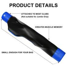 Golf Grip Trainer, Corrects Swing And Grip Posture, Golf Grip Training Aid, Corrects Hand Position And Grip Method, Helps You Master The Correct Grip Posture, Golf Gift. - Blue - View 6