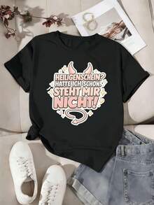 Women T-Shirts - Black - View 2