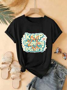 Women T-Shirts - Black - View 2